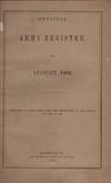 Official Army Register, for August, 1862