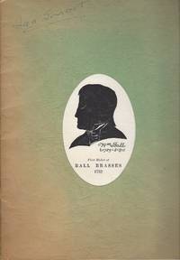 image of First Maker Of Ball Brasses 1752