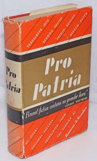 Pro patria; translated by James Cleugh from the Spanish novel, ImÃ¡m by Sender, RamÃ³n J - 1935