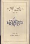 VAN LILL'S SOUTH AFRICAN MISCELLANY