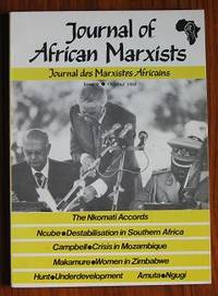 image of Journal of African Marxists Issue 6 October 1984 / Journal des Marxistes Africans