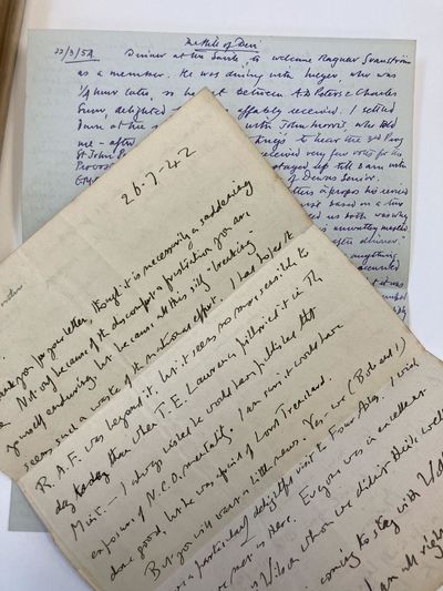 THE HILL OF DEVI [WITH AUTOGRAPH LETTER BY ROGER SENHOUSE AND ALS BY E. M. FORSTER]