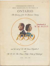 image of Commemorating Events of Great Significance to the People of Ontario
