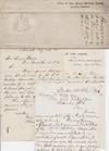 1861-1862 GROUP OF HANDWRITTEN LETTERS (ALsS) TO AND FROM GENERAL LEWIS PERRINE, QUARTERMASTER-GENERAL OF THE NEW JERSEY MILITIA