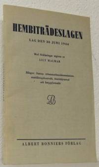 Hembiträdeslagen. Lag den 30 juni 1944.