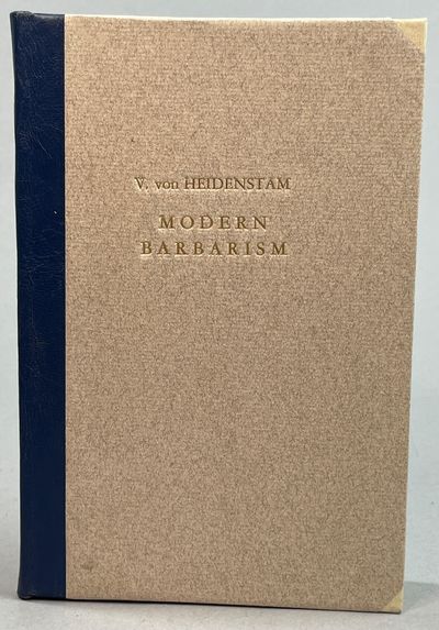 Modern barbarism. Några ord mot restaurerandet af…