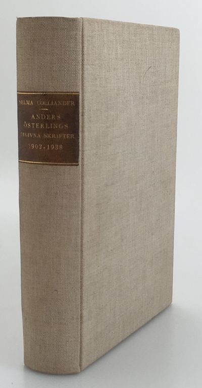 Anders Österlings under åren 1902-1938 utgivna…