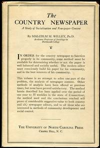 The Country Newspaper: A Study of Socialization and Newspaper Content