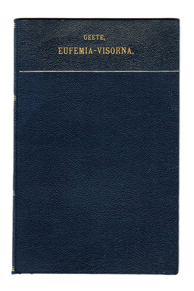 Studier rörande Sveriges romantiska medeltidsdiktning. I. Eufemia-visorna. Ak. avh. (photo 1)