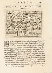 image of PROVINCIA CARTAGINESE. Tunigi. CARTHAGINIS CELEBERIMI SINUS TIPUS