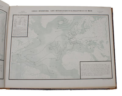 Atlas des mouvements généraux de l'atmosphère. Année 1865 - Juillet-Aout-Septembre (+) Octobre - Novembre - Décembre. - [EARLY WEATHER CHARTS] (photo 4)