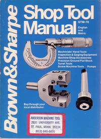 Brown & Sharpe Shop Tool Manual STM-78 English and Metric