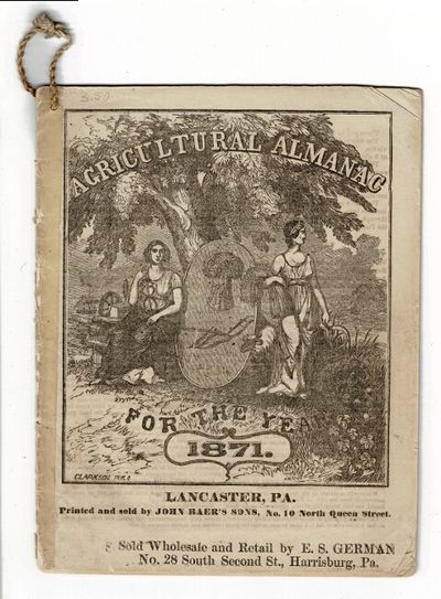 Agricultural almanac for the year 1871