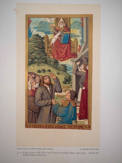 In principio erat verbum.   Page from a MS. Horae of French execution about 1490-1500.