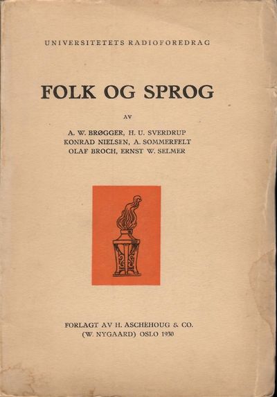 Folk og sprog. Universitetets radioforedrag serie…