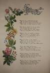 View Image 1 of 8 for Illuminated Manuscript of Victorian Verse and Floral Decoration Inventory #001982