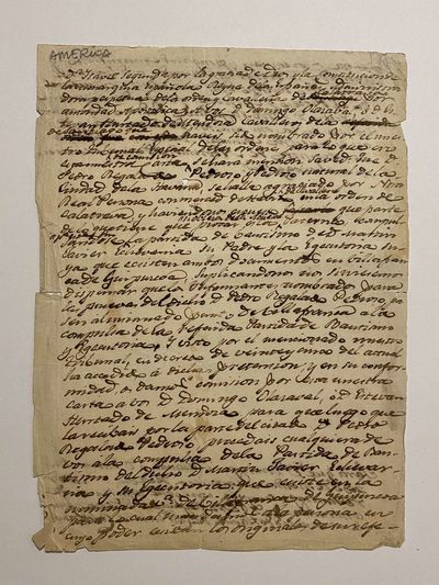 [HAVANA]. [ORDER OF THE KNIGHTS OF CALATRAVA, CASTILLE]. [Handwritten copy of a letter from Isabel II, Queen of Spain, concerning the admission of Don Pedro Regalado Pedroso y Pedroso into the Order]