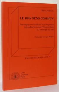Le bon sens commun. Remarques sur le rôle de la…