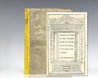 Odissea Per Raphaelem Volaterranum in Latinum Conversa (The Odyssey of Homer translated by Raphael of Volterra in Latin).
