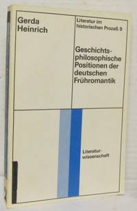 Geschichtsphilosophische Positionen der deutschen…