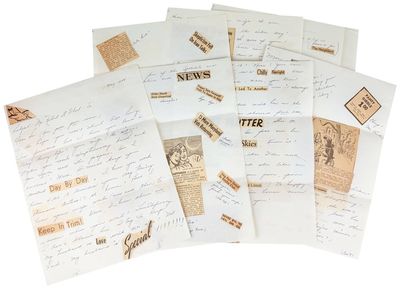 Manuscript letter with integrated...