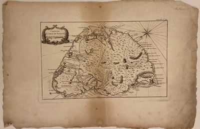 Paris: Jacques Nicolas Bellin, 1764. unbound. Map. Engraving with hand coloring. Image measures 8 1/...