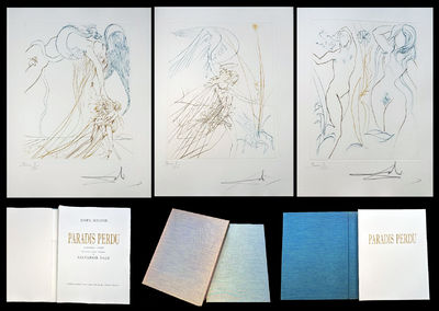 Paradis Perdu. 1974. With 10 drypoints by Salvador Dali.