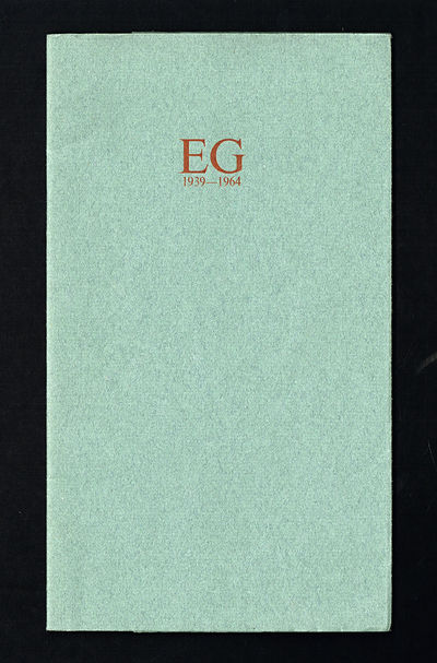 EG 1939-1964. Esseltegänget tjugofem år. Plock ur…