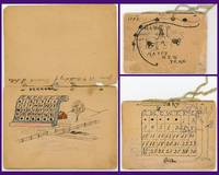 Hand made calendar 1897
