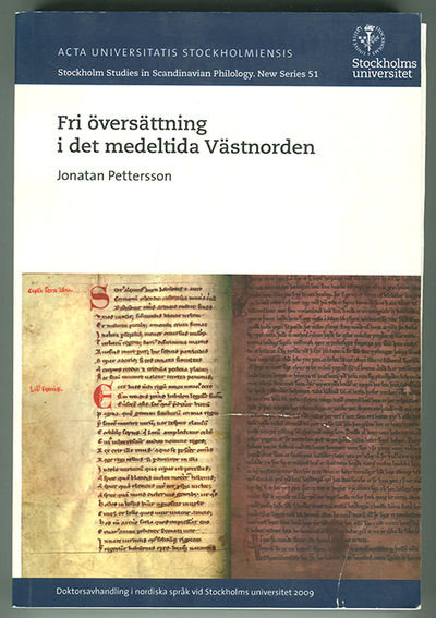 Fri översättning i det medeltida Västnorden. A.a.