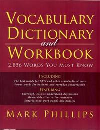 Vocabulary Dictionary and Workbook : 2,856 Words You Must Know