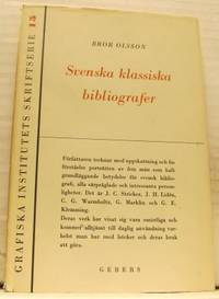 Svenska klassiska bibliografer.