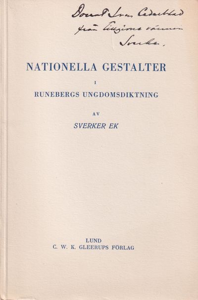 Nationella gestalter i Runebergs ungdomsdiktning.…