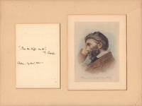 Thomas Carlyle Autographed Note SIGNED