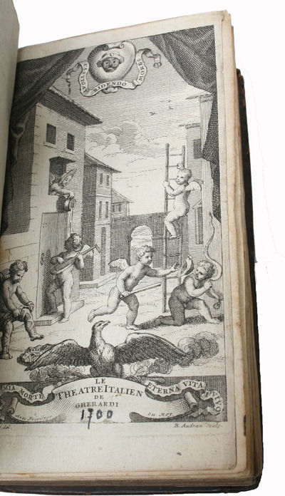 Le Theatre Italien, ou le recueil general de toutes les Comedies & Scenes Francoises jouées par les Comediens Italiens du Roy, pendant tout le temps qu'ils ont été au Service. Eurichi d'Estampes en Tuille-douce à la tête de chaque Comedie, à la ... (photo 3)