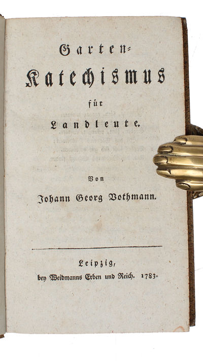 Garten-Katechismus für Landleute. - [PRIZEWORK ON HOW TO CULTIVATE A GARDEN] (photo 2)
