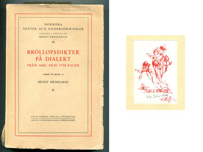 Bröllopsdikter på dialekt, och några andra…
