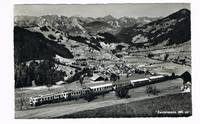 TRAIN at Zweisimmen in Switzerland.