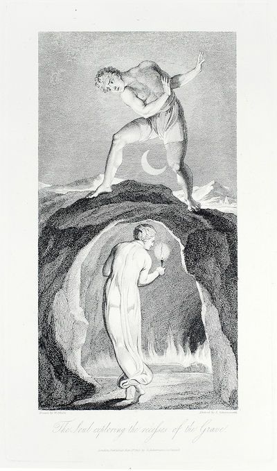 The Soul exploring the recesses of the Grave": in The Grave