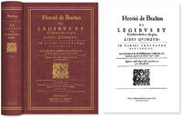 De Legibus et Consuetudinibus Angliae, Libri Quinque: In Varios.. by Henry de; David J. Seipp (New Intro.) Bracton - First edition - 2013 - from The Lawbook Exchange Ltd (SKU: 54039)