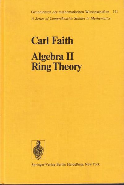 Algebra II Ring Theory.