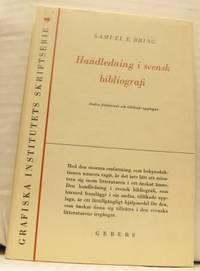 Handledning i svensk bibliografi.