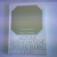 Unity in Diversity. A Study of Apuleius' Metamorphoses with Particular Reference to the...