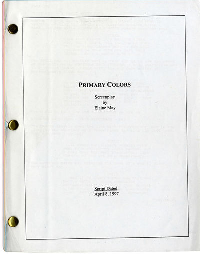 Elaine May (screenwriter), Mike Nichols (director) PRIMARY COLORS (Apr 8, 1997) Rainbow film script