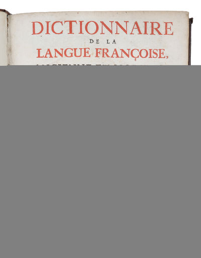 Dictionnaire de la langue françoise, ancienne et moderne... Nouvelle edition augmentée d'un grand nombre d'articles. 2 vols. (photo 3)