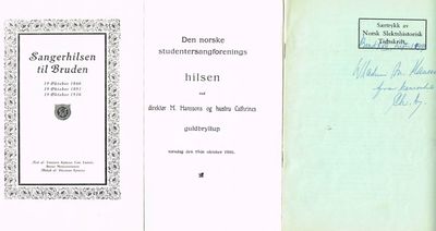 Lot m. 9 titler vedrørende familien Hansson. (photo 2)