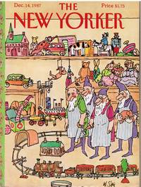 cover of NEW YORKER DEC 14, 1987. COVER: SANTA'S WORKSHOP by WILLIAM STEIG