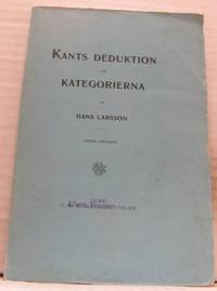 Kants deduktion av kategorierna.