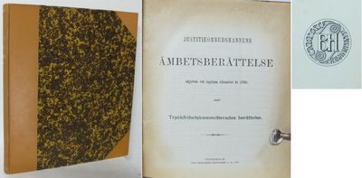 Justitieombudsmannens ämbetsberättelse afgifven…