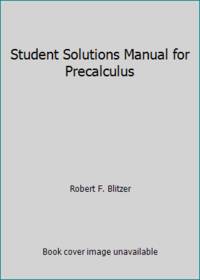 Student Solutions Manual for Precalculus
